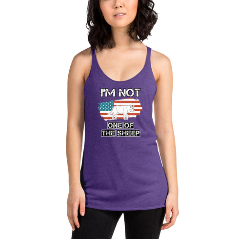 I'm Not One Of The Sheep Women's Tank Top - Mainstream Freedom